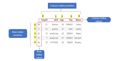python dataframe set column as index