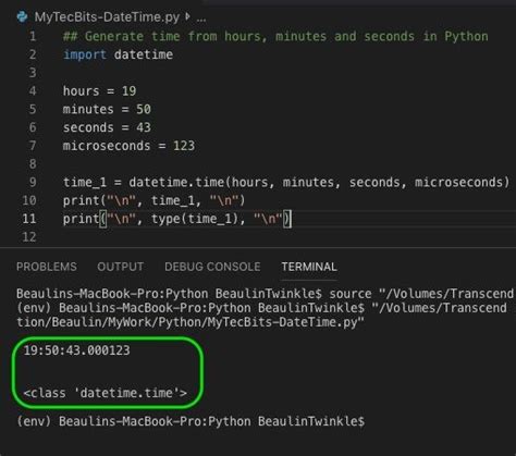 python datetime in minutes