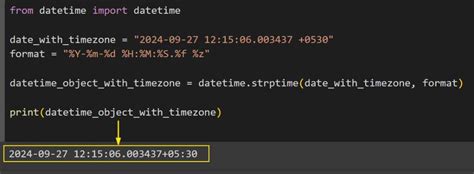 python datetime string format timezone