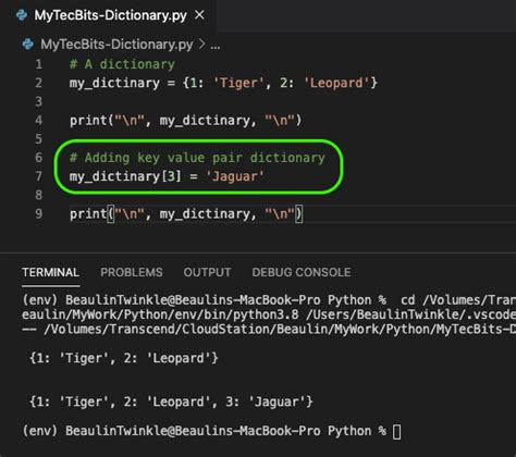 python dictionary add key without value