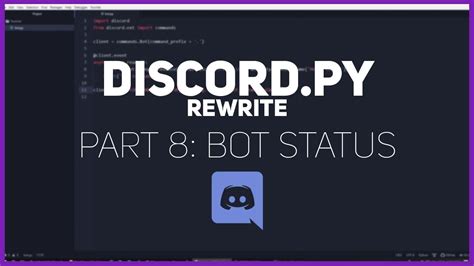 Python Discord Bot Status