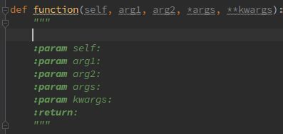 python docstring format pep8