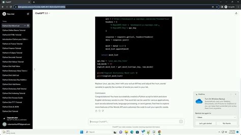 Python English Dictionary Word List