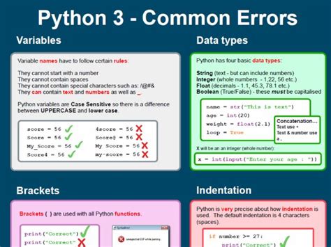 python errors