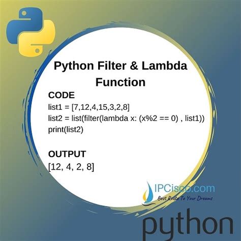 Python Filter Lambda X Y