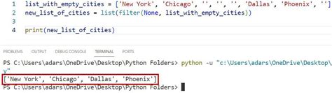 Python Filter List Empty String