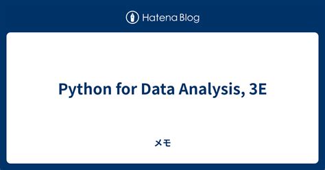 python for data analysis 3e pdf github