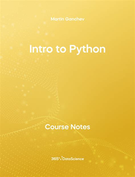 python for data science notes pdf