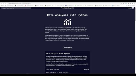 python free code camp youtube