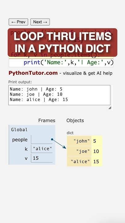 python generate dict for loop