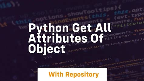 python get all attributes