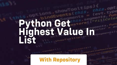 python get largest value in list