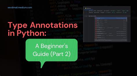 python get type annotation of variable