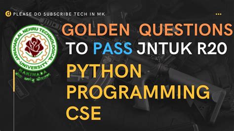 python important questions jntuk r20