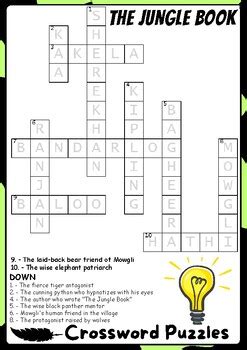 Python In The Jungle Book Crossword Puzzle