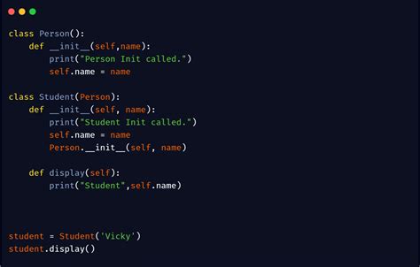 python inheritance class __ init __
