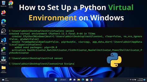 python install virtual environment windows