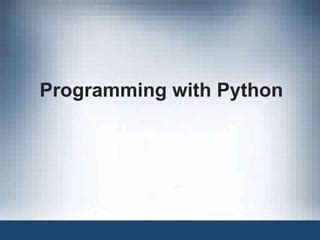python is a high level general purpose programming language designed by