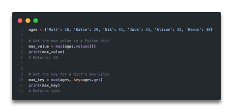 python json dict get value by key