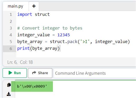 python large integer to bytes