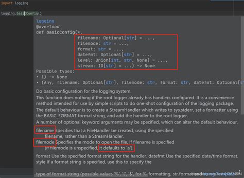 python logging basicconfig default level
