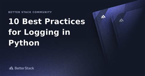 python logging levels best practices