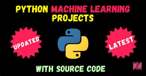 wikeditchdesigns Machine Learning Projects Ideas Python