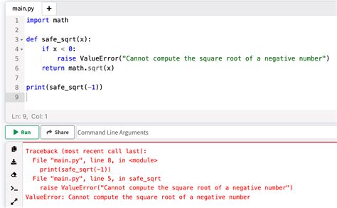 python math domain error sqrt