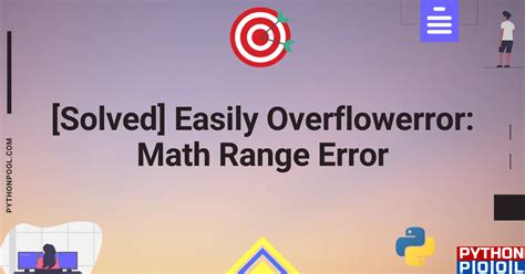 python math range error