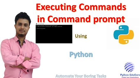 python multiple commands in one line