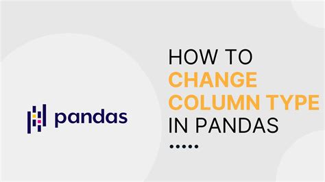 python pandas column type change