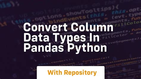 python pandas convert column data type