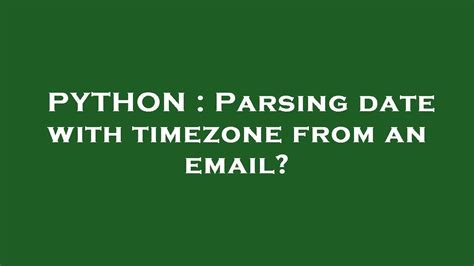python parse date with timezone