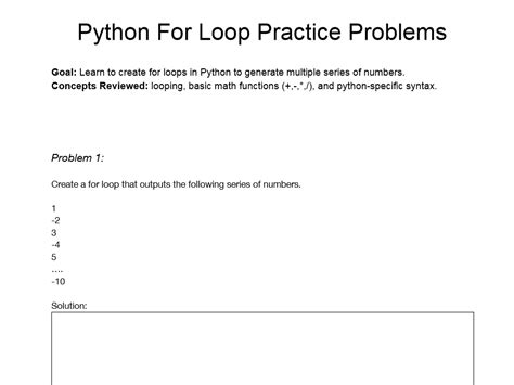 python problems for practice