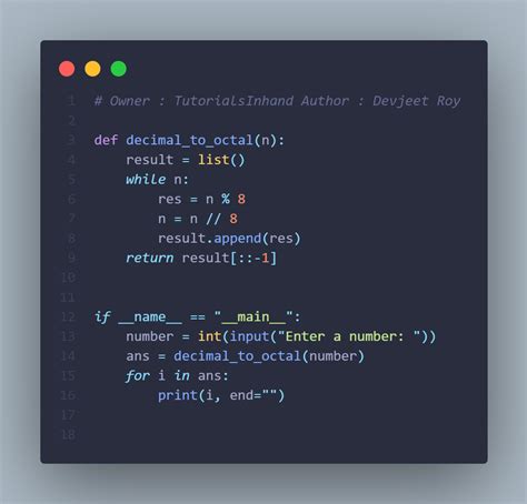 Python Program To Convert Binary To Decimal Octal And Hexadecimal