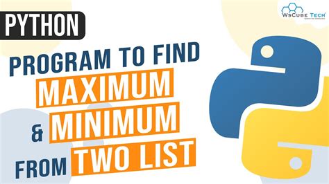 python program to find maximum and minimum in a list