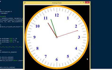 Python Program To Make A Clock