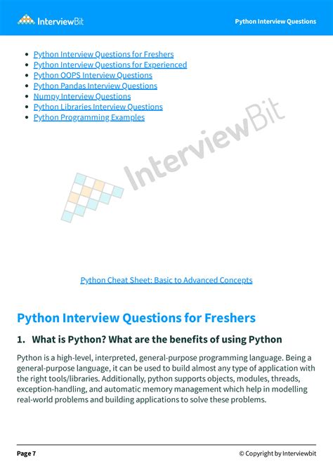 python programming interview questions for 5 years experience