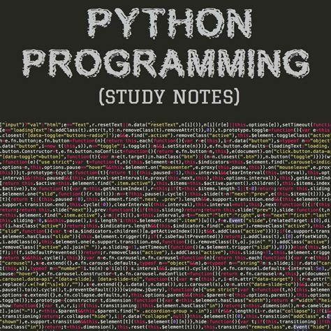 python programming language pdf notes