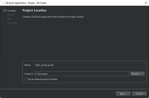 Python Project Location