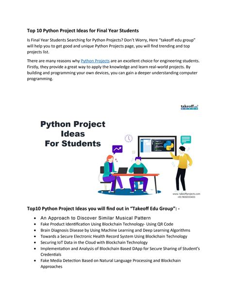 python projects for final year students github