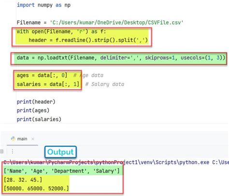 python read csv file no header