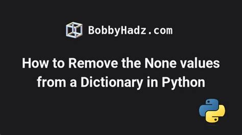 python remove none values from dict