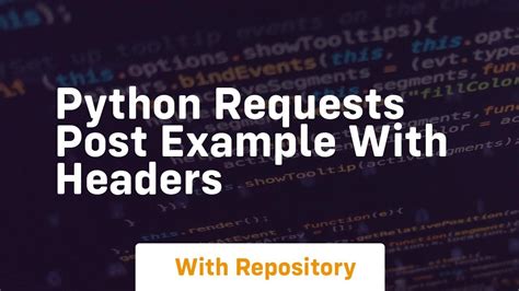 python requests post headers example