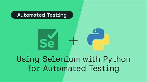 python selenium automation testing tutorial