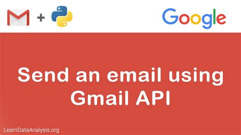 python send email gmail api