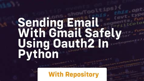 python send email gmail oauth2