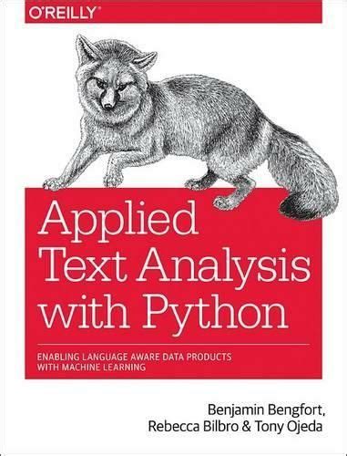 python text analysis machine learning
