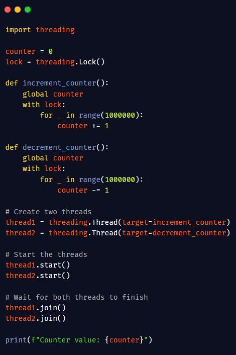 Python Threading Example Shared Variable