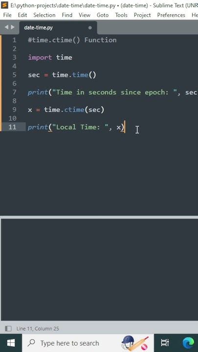 python time in seconds since epoch